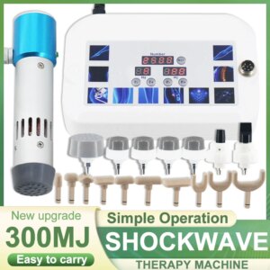Shockwave Therapy Machine Effectively For Pain Relief Body Massage Relaxation ED Treatment 2in1 Chiropractic Adjusting Tool
