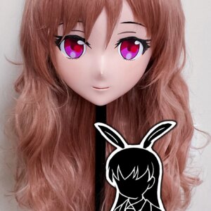 (RB7117)Customize Full Head Quality Handmade Female/Girl Resin Japanese Anime Cartoon Character Kig Cosplay Kigurumi Mask