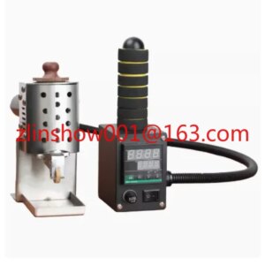 Hand Push Hot Melt Glue Rolling Machine Portable Leather Bag Gluing Machine Digital Display Temperature Control 200W 50ML