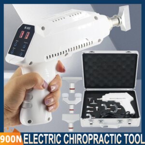 900N Electric Chiropractic Adjusting Tool Correction Gun Spine Impulse Therapy Portable Massager Effective Body Relaxing Massage