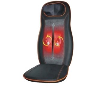 4MOTOR Car Neck Massage Pillow Lumbar Support Cushion Black Car Massage Seat Cushion