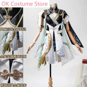 Wuthering Waves Jinhsi Women Cosplay Costume Cos Game Anime Party Uniform Hallowen Play Role Clothes Clothing