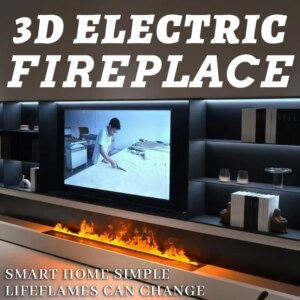 Indoor Electric Atomized Fireplace Colorful Steam Fake Flame ECO Decorative Customized Mist Intelligent Water Vapor Fireplace