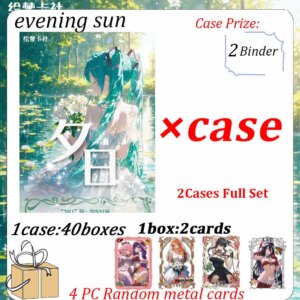 2025 Newest Goddess Evening Sun A5 Size Waifu Cards Goddess Story Collection Card Swimsuit Bikini Booster Box Habbies Gift
