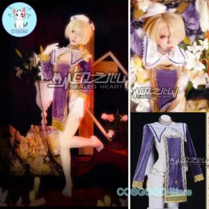 COSGOGO Anime FGO D Arc Alter Cosplay Costume Halloween Uniform Joan of Arc Christmas New Year Women Sexy Party Dress Carnival O