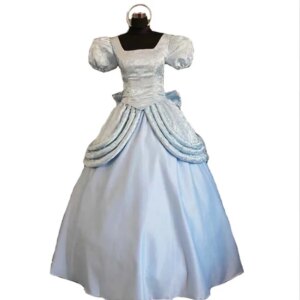 Top Luxury Cinderella Princess Costume Adult Womens Ladies Cosplay Costume For Halloween Party