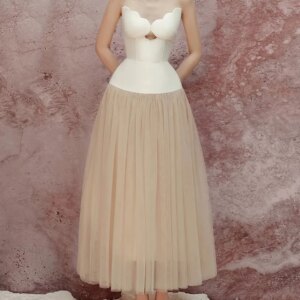 Customized Sexy Organza Evening Dresses Temperament V-Neck Sleeveless Celebrity Gowns Custom Size Special Occasion Gow