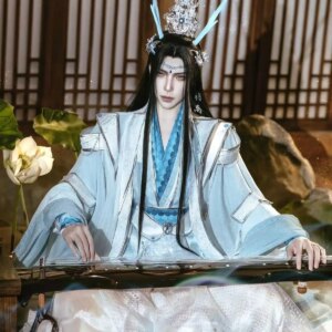 [Moon Lie Qilin Ancient Style] Magic Road | Dragon Ji Fox Envy Cos Clothing Blue Forgetting Machine | Blue Zhan | Ancient Style