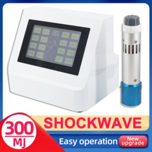 Shockwave Therapy Machine With 7 Heads Pain Relief ED Treatment Relax Physiotherapy 300mj Shock Wave Equipment Body Massage 
