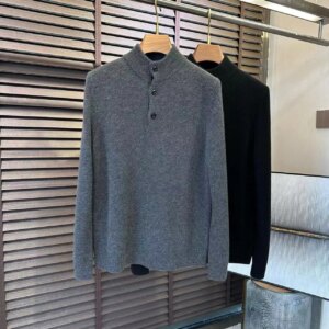 Men’s autumn and winter fashion casual wool cashmere knitted sweater sweater