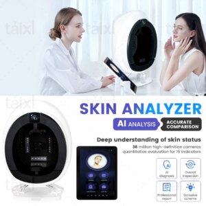 2025 Skin Analyzer AI Intelligent Image Instrument Detector Magic Mirror 3D Digital Facial Analysis Machine Product