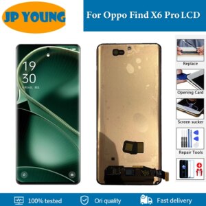 6.82″Original AMOLED For Oppo Find X6 Pro LCD PGEM110 PGEM10 Display Touch Screen Digitizer For Oppo Find X6Pro LCD Replacement