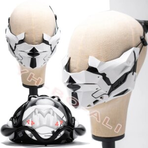 Cyber Punk Mask Warrior Cosplay Costume Accessories DJ The knight Masks Cos Play Props Halloween Masks For Men Women