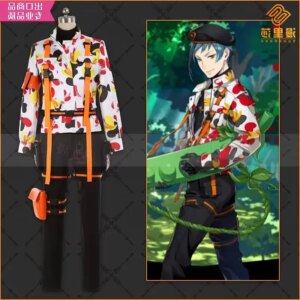 Game Twisted Wonderland OCTAVINELLE jade BEANS CAMO School Uniforms New Outfit Customize