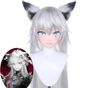 Full headband lockHandmade Customize Doll Cartoon Character Kig Cosplay Kigurumi Mask Resin Japanese Anime Kigurumi Masks