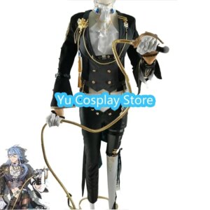 Yu-Cosplay Game Nu: Carnival Edmond Cosplay Costumes Halloween Carnival Uniforms Anime Clothing Fancy Party Suit Custom Made