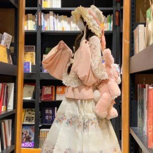 Lolita Han Elements Yang Eclectic Suit Dress Spring Set Loose