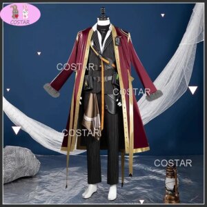 [Customized] Arknights Demetri Cosplay Costume Cos Game Anime Party Uniform Hallowen Play Role Clothes Clothing Men Outfits