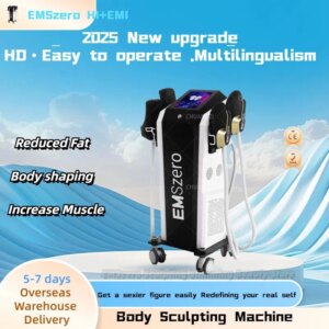 6500W HI-EMT 200HZ Machine EMSZERO PRO Ultra 15Tesla Body Slimming Fat Burning Muscle Stimulation 4 handles 5 handles.