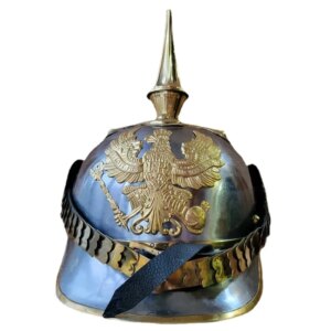 WWII WW2 German Military Helmet Steel Prussian Helmet Metal PICKELHAUBE Wearable LARP Historical Reenactment Cosplay