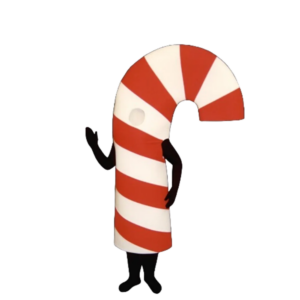 mascot Christmas candy cane mascot costume for adult to wear for sale cartoon holiday food theme carnival dress 2594