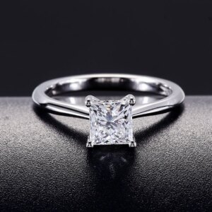 Provence Platinum DEF/VS Lab Grown Diamonds Rings for Women man princess cut Diamond Rings Classic Finger Personalized Custom
