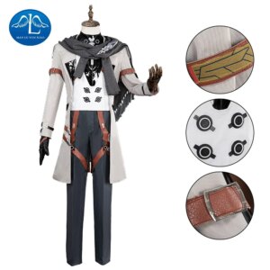 Honkai Star Rail Welt Yang Cosplay Costume Anime Game Star Rail In The Name of The World Welt Halloween Clothing Set for Men