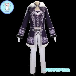 COSGOGO [Customized]Game IDOLiSH7 TRIGGER Tsunashi Ryunosuke Cosplay Costume Halloween Outfit Women Men Black White Duel Costume