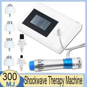 Professional Shockwave Therapy Machine ED Treatment Massage Body Plantar Fasciitis Pain Relief 300MJ Shock Wave Device Home Use