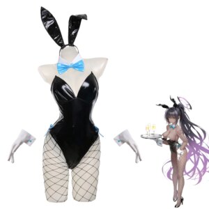 YOYOCOS  Anime Blue Archive Cosplay  Sexy Leather Bodysuit Suit Toki Bunny Girl Sling Jumpsuit Halloween Clothes