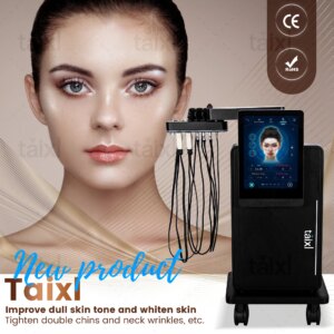 TAIXL Machine PE-FACE NEW needle-free Painlss RF Heat Energy Output And Strong Pulsed Magnetic Non-invasiveFace Lift wrinkle