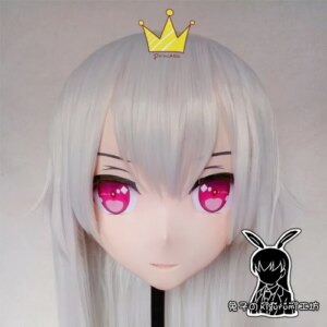 (KM5167)Quality Handmade Female/Girl Resin 3/4 Head Japanese Cartoon Character Cosplay Kigurumi Mask Crossdresser