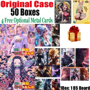 New Star River Culture Popular Anime Demon Slayer Bleach Naruto Dragon Ball One Piece JJK Anime Protagonist B5 Collection Cards