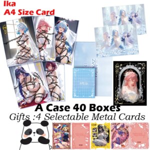 Ika A4 Size Board “Above the Cloud Mirror ” Waifu Hobby Collection Game Board Doujin Booster Box Nude Card Toys Gifts