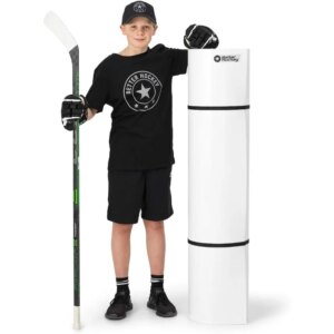 Better Hockey Portable Roll-Up Shooting Pad – Feels Like Real Ice, for Passing Stickhandling , Large 4.5 Foot x 10 Foot Size