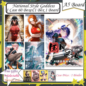 National Style Goddess A5 Board Goddess Story Card Anime Waifu Booster Box ACG CCG TCG Doujin Toys And Hobbies Gifts