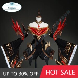 COSSUN Game LOL FAKER Ahri Cosplay Costume Ahir Christmas Uniforms Sets Clothes LOL Cosplay Costumes Gorgeous Outfits Women Dres