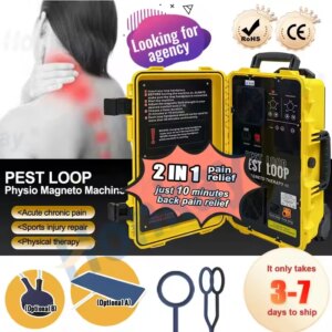 PEMF Physio Magneto Therapy Machine Magnetic therapy device Pemf Loop 6000 Gauss Deeper Penetration Pain Relief Sport Injuries