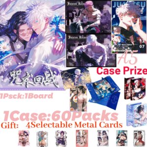 2025 New Y Club Wave 4 JJK Jujutsu Kaisen Collection Colored Paper Card JJK Gojo Satoru Nanami Kids Hobbies Chrismas Gifts