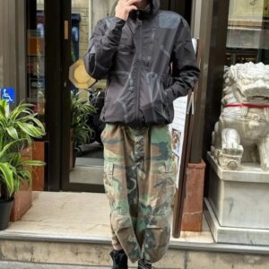 NIGO Men’s Summer Handsome Dazzling Retro Camouflage Shorts Trend High Street Doing Old Biker Safari Style Shorts #NGTOP11457
