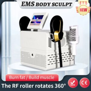 EMS Nova Hi-EMT RF Roller 2-in-1 Muscle Gainer & Slimming Fitness Machine Health And Beauty Equipment