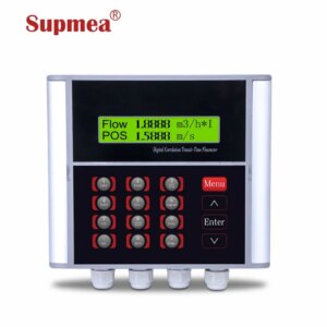 DN500mm clamped sensor clamp on oil fixed ultrasonic energy flow meter