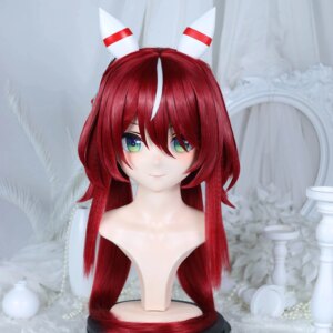 Customize Character Female/Girl Resin Kig Full Head With Lock Anime Cosplay Japanese Anime Kigurumi Mask