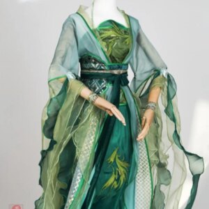 Green Ancient Carnival Costume Green Snake Cos Clothing Stage Perform Fairy Dance Antiquities Women Fiesta Halloween Cos Cosplay