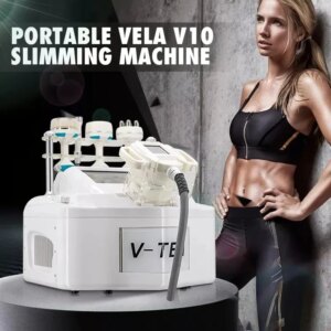 Portable Vacuum Roller Slimming Machine 5 in 1 Vela V10 Cavitation Body Shaping Fat Reducing Weight Loss Beauty Health Equipment