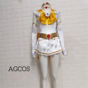 AGCOS Custom Size Sailorr Moonn Cosplay Costume Christmas Roleplay Uniforms Dress Customized Clothes Anime Cosplay