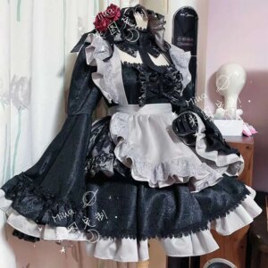 Cosplay Costume Falls In Love Kaito Kawakami Maid Kurokawa For Game Party Custom Made
