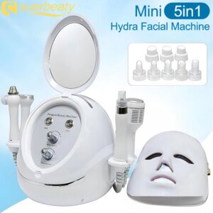 5 in 1 hydro facial machine Skin cleaning device anti aging Dead Skin Removal Skin Barrier Recovery small bubble Facial Machine