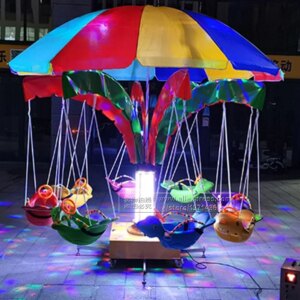 Karussell Kinder elektrische Schaukel fliegende Fische Indoor Outdoor Hinterhof Vergnügung spark Ausrüstung Kiddie Fahrt