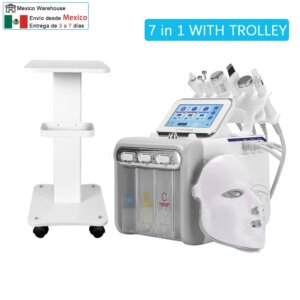 H202 Hydrogen Oxygen Small Bubble Beauty Machine Microdermabrasion Aqua Device Deep Cleansing Face Skin Spa Trolley